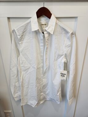 white button down shirt